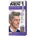 thumbnail image 1 of Color de cabello solo para hombres Touch of Grey y marrón claro (paquete de 4), 1 of 1