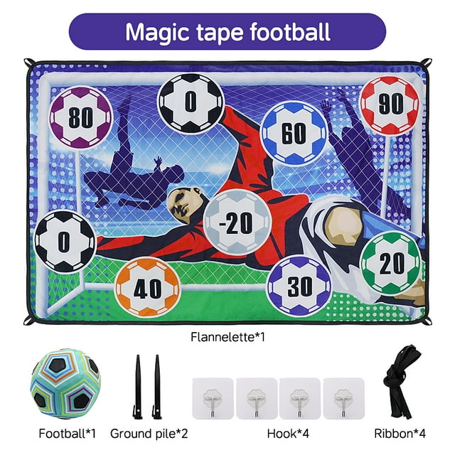Juego de alfombrillas de fútbol para niños, juguetes de fútbol para interiores y exteriores, juegos de fútbol competitivos multijugador, entrenamiento de fútbol, regalos para niños