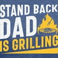 thumbnail image 3 of CafePress - Stand Back Dad Is Grilling T Shirt - Mens Tri-blend T-Shirt, 3 of 4