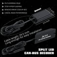 thumbnail image 2 of Alla Lighting Newest 9012/9005/9006 CANBUS Decoders for Fix Error Free Code LED Headlights Bulbs Resistor Adapter Harness Kits/Anti Flicker, 2 of 5