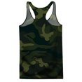 thumbnail image 3 of Men'S U-Neck Sleeveless Camouflage Vest Outdoor Sports Fitness Top L, 3 of 4