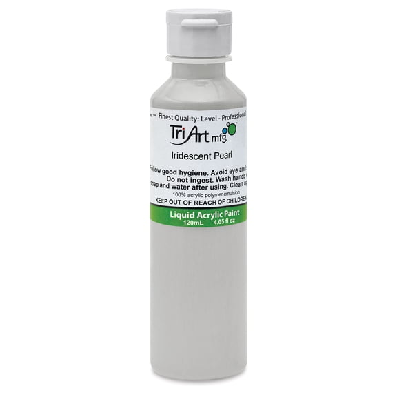Tri-Art Liquid Artist Acrylics - Iridescent Pearl, 120 ml bottle