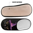 thumbnail image 4 of Chririnla Wizard Black Cat Bedroom Plush Slippers Soft Fuzzy Fluffy Cozy Comfy Fur Lined Washable Comfortable Ladies Girls Slippers, 4 of 7