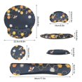 thumbnail image 2 of CHUANK Ergonomic Mouse Pad with Wrist Rest  No Slip Keyboard Wrist Rest and Computer Wrist Support  Memory Foam Wrist Pad with Cup Coaster for Keyboard for Easy Typing and Hand Pain Relie, 2 of 7