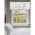 thumbnail image 3 of Valance Curtains for Kitchen Windows Green Eucalyptus Leaves HerbRod Pocket Valance Watercolor Foliage SeamlessShort Window Curtain Topper for Bedroom Living Room Bathroom 42x12in,1&nbsp;Panel, 3 of 9