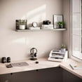 thumbnail image 5 of Ballucci 48" Floating Shelf, Wood Wall Mount Shelf with Invisible Bracket, 8" Deep, Gray Oak, 5 of 8