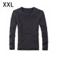 thumbnail image 2 of Jumpingount Ropa interior térmica, camiseta de moda para mantener el calor en invierno, camiseta de cuello adelgazante, camiseta informal Ropa interior Gris oscuro XXL, 2 of 6