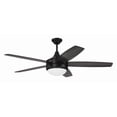 thumbnail image 4 of PHZ52FB5 Craftmade Lighting Phaze II - 5 Blade Ceiling Fan with Light Kit In Contemporary Style-17.71 Inches Tall and 52 Inches Wide-Flat Black, 4 of 18