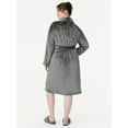 thumbnail image 5 of Joyspun Women's Plush Sleep Robe, Size S to 3X, 5 of 6