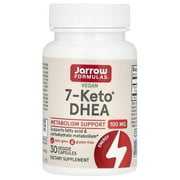 Jarrow Formulas 7-Keto DHEA, Enhances Metabolism, 100 mg, 30 Caps