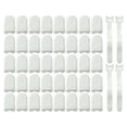 thumbnail image 3 of Faucet Filter Cotton Bag,Universal Faucet Filter Bag With Sediment Barrier, Disposable Sink Faucet Filter Bags for Sand, Sediment, Rust, Scale And Impurities 80 Filter Bags With 8 Cable Ties, 3 of 5