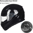 thumbnail image 6 of ILM Full Face Motorcycle Snowmobile Helmet Anti-fog Pinlock for Men Women DOT (Gloss Black, 3XL), 6 of 7