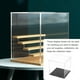 thumbnail image 3 of Caja de acrílico Transparente Base negra Prevención de polvo Firma equilibrada Showcase Showcase para Modelo de automóvil Muñecas de joyería de Antigüedades kenally HA011852-00, 3 of 7