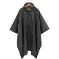 thumbnail image 2 of FNNMNNR Waterproof Rain Poncho Lightweight Reusable Raincoat Hooded Rainwear with Grommetsfor Outdoor Activities  Hiking, 2 of 9