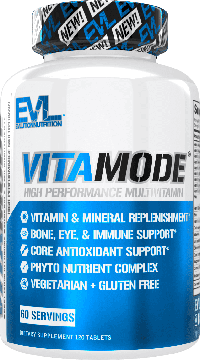 EVL VitaMode Multivitamin Supplement - High Performance Multivitamin for Men &amp; Women - Antioxidant Vitamins &amp; Minerals for Immune Support - Vegetarian, Gluten-Free 120ct Tablets