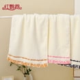 thumbnail image 4 of Zhuge 3 toallas de baño de algodón suave, supersuaves y muy absorbentes para ducha, piscina, spa y gimnasio. Uso diario: 34 x 74 cm (rosa)., 4 of 5