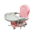 thumbnail image 2 of Trona Para Niños Pequeños Asiento Elevador Plegable Para Viajes Comedor Niños Pequeños Rosa, 2 of 9