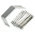thumbnail image 2 of Paper Fasteners Binding Clamp File Fasteners Files Binding 50pcs File Fasteners 2-Hole Iron Binder Clip Paper Prong Fastener Binding Clamp 80mm Hole Pitch For 350Sheets A4 Paper ANGGREK 2-Hole Binder Clip, 2 of 8