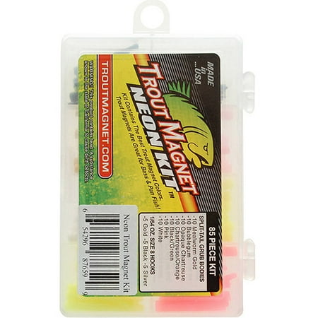 Leland Lures 85pc Trout Magnet Neon Kit