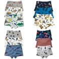 thumbnail image 3 of B&Q Toddler Boys 12-Pack Cotton Boxer Briefs - Sizes 4T-8T | Stylish and High-Quality Choice, 3 of 5