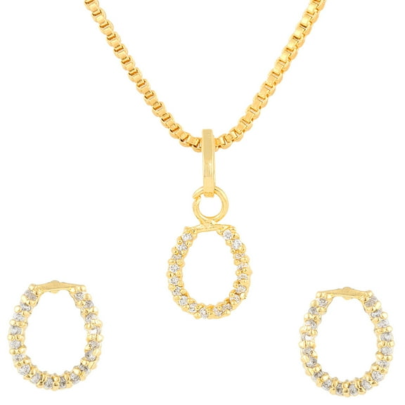 Efulgenz Indian Bollywood Ethnic Fashion Pendant Necklace with Chain and Earrings Jewelry for Women