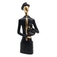 thumbnail image 4 of Figura de resina para aniversario, compromiso, oficina, romántico, amante, estatua, escultura chico negro, 4 of 9