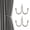 Classic Silver, variant on VEGCOO 4-Pack Metal Curtain Holdbacks, Nordic U-Shaped Wall Hooks with Screws & Anchors, Rustproof Aluminum Alloy, Modern Decorative Tiebacks for Living Room Bedroom (Silver)