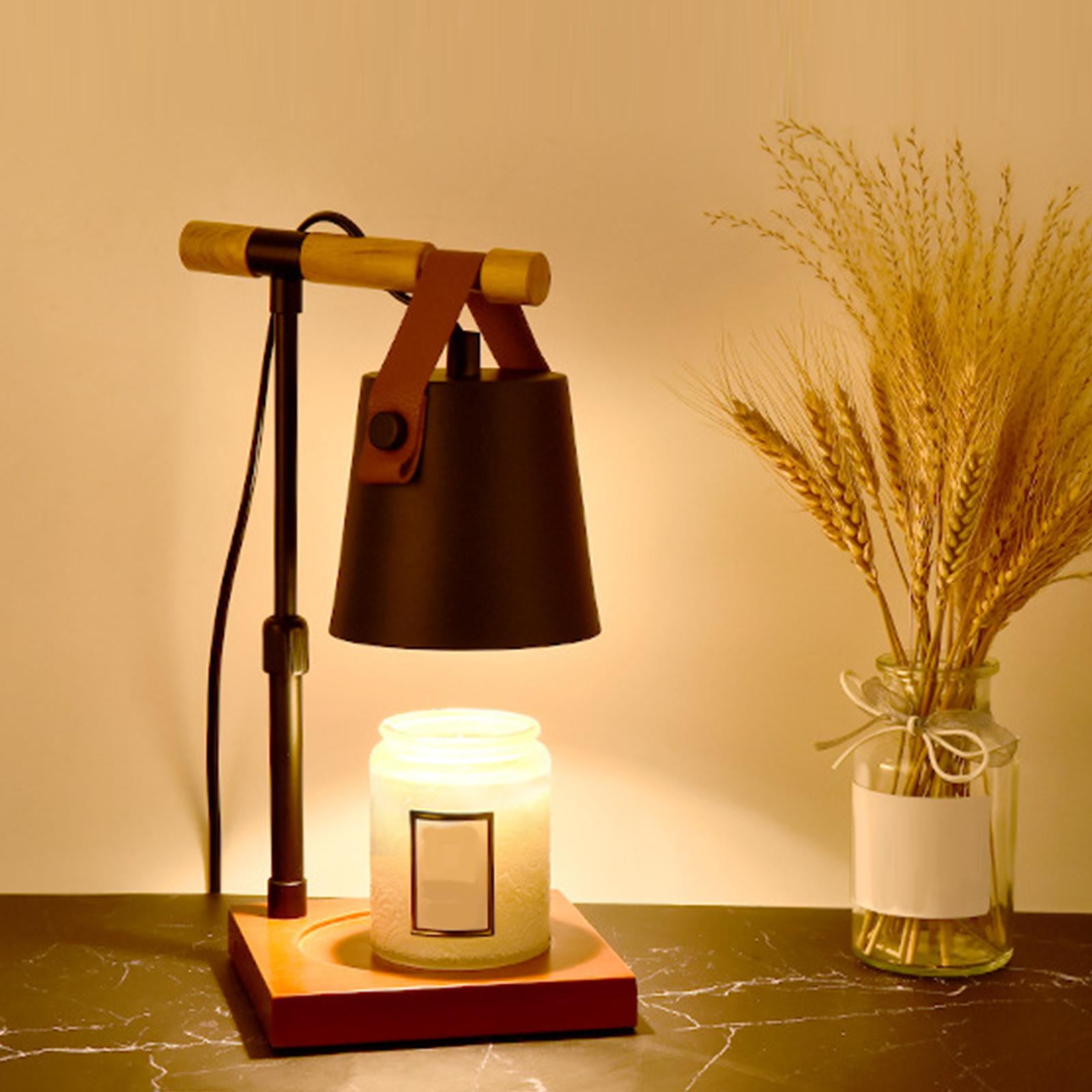 Modern Electric Candle Warmer Burner Dimmable table lamp Heater Wood