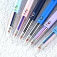 thumbnail image 6 of BiFandian 6 Count Retractable Gel Ink Pen, Fine Point Ballpoint Pen with 3 Colors in One, Multicolor Rolling Ball Pen Set, 6 of 8