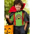 thumbnail image 2 of Halloween Rainbow W Cauldron T-Shirt Juniors -Image by Shutterstock,  Medium, 2 of 4