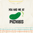 thumbnail image 4 of Inktastic You Had Me at Pickles Girls Baby Dress, 4 of 5