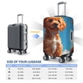 thumbnail image 6 of Fotbe Blue Sky Cloud Puppy Luggage Cover Protector,Suitcase Protector,Scratch and Dirt Resistant,Fits 18-32 Inch Luggage-Medium, 6 of 9