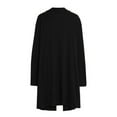 thumbnail image 4 of Ziloco Cardigan Black Sweater Cardigan For Women Fashion Women Long Sleeve Solid Cardigan Fall Casual Coat Blouse Top,Black,XL, 4 of 5