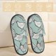 thumbnail image 2 of Balery Hand Drawn Chickens Pantuflas de Casa de Felpa Silenciosas con Diseño Estampado, Zapatillas Cómodas Antideslizantes de Algodón para Interior-Large, 2 of 8