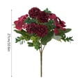 thumbnail image 3 of Staron Artificial Flowers for Outdoors (Red), No Fade Fake Plastic Flowers Outdoor Faux Plants for Decoration Hanging Planters Indoor Outside Garden Porch Home Wedding Party, 3 of 6