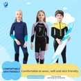 thumbnail image 3 of Children‘s 3mm Neoprene Wetsuit Warm One-piece Long Sleeve Diving Suit Cold Proof Sunscreen Surfing Swimming Snorkeling Swimsuit, 3 of 7