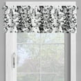 thumbnail image 4 of Ambesonne Black and White Valance & Curtain, Butterfly Motif, 55"x30", Black White, 4 of 6
