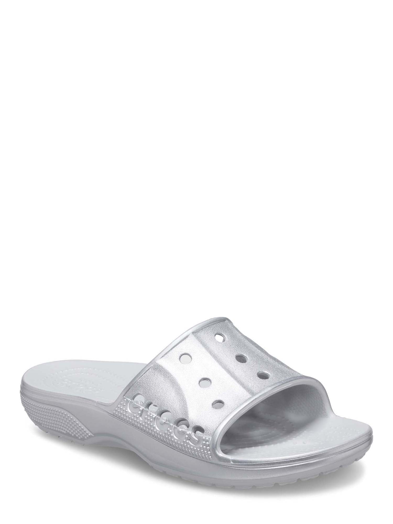 Crocs Men’s and Women’s Unisex Baya II Metallic Slide Sandals - Walmart.com