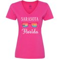 thumbnail image 3 of Inktastic Sarasota Florida Summer Trip Women's V-Neck T-Shirt, 3 of 5