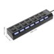 thumbnail image 2 of Usb Hub 7-port Usb Connector Multi Usb Port Splitter For Laptop Computer, 2 of 3