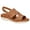 Luggage, variant on Easy Street Primrose Women's Comfort Platform Slingback Sandals Color: White Size: 9