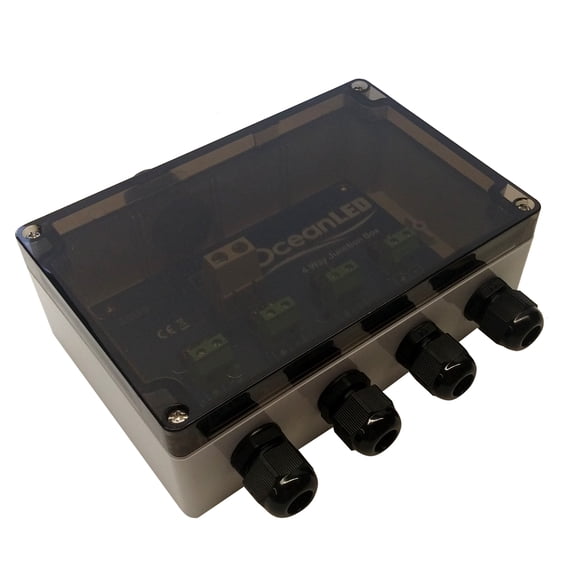 Ocean LED 019901 Standard 12/24V 4-Way Junction Box