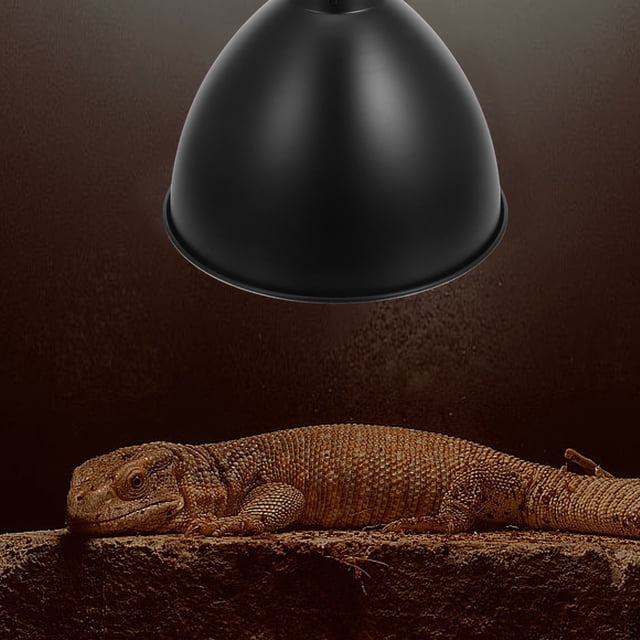 OULII Cylindrical Reptile Lamp Cover Iron Temperature Control Pet Environment 1Set