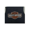 thumbnail image 2 of Harley-Davidson Little Boys' B&S Denim Toddler Work Shop Coveralls- Black (2/3T), Harley Davidson, 2 of 2