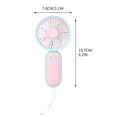 thumbnail image 2 of Needhep Tower Fan,Rotating Fan for Bedroom, Portable Folding Fan, Portable Small Fan, Fan for Bedroom With Remote (Pink), 2 of 2