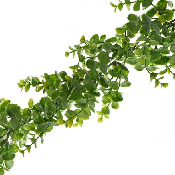 Artificial Eucalyptus Plant Garland, Green, 8Feet