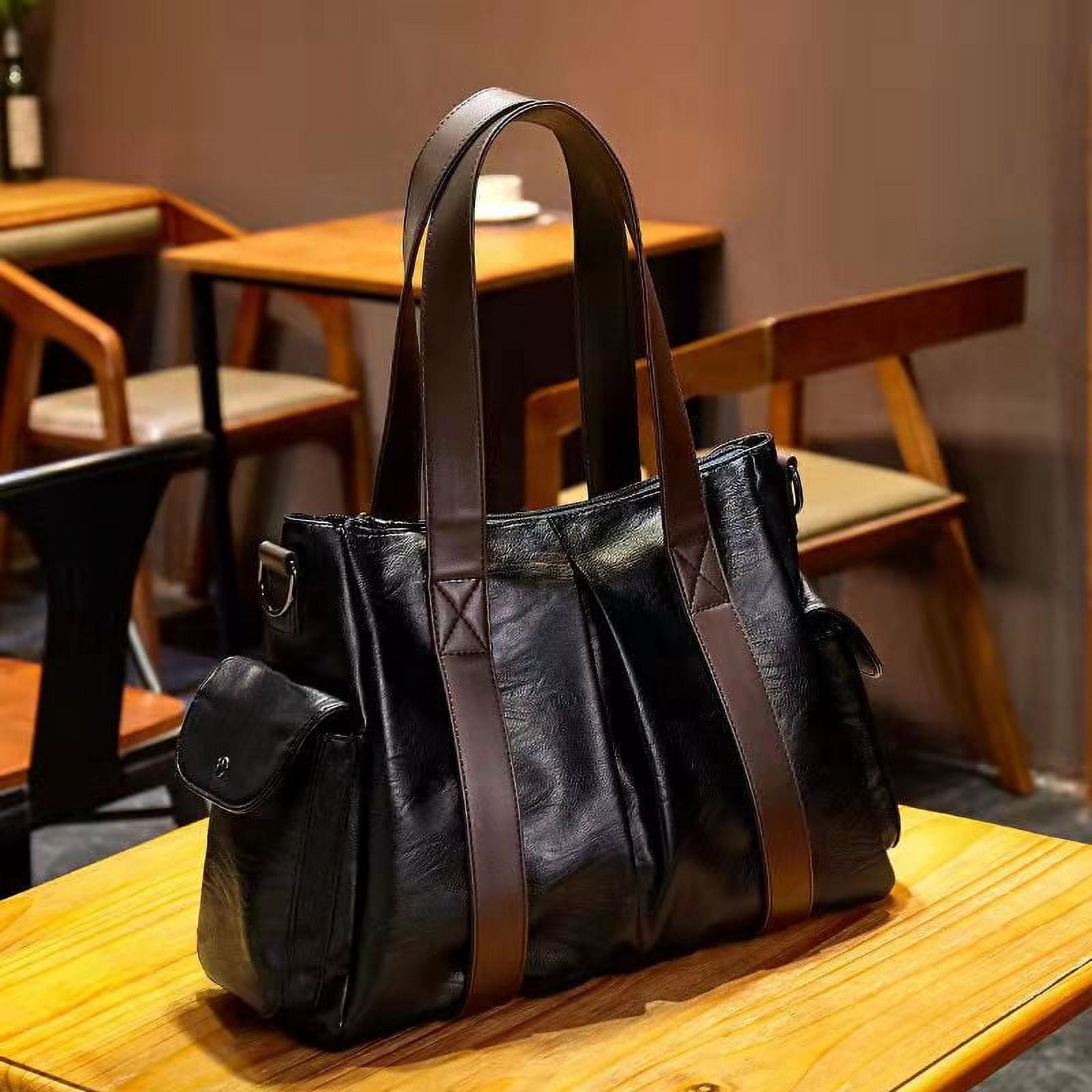 Purses and Handbags Women Fashion Tote Bag Shoulder Bags Top Handle Satchel Purses High Capacity Ladies Work Leather Handbag