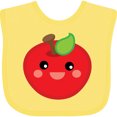 thumbnail image 3 of Inktastic Smiling Apple Boys or Girls Baby Bib, 3 of 4