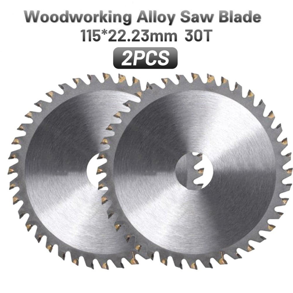 115mm 4.5" Angle Grinder Saw Blade Wood and Plastic 24 TCT Teeth Pack of 3 