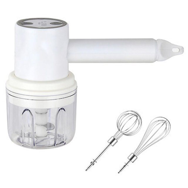 Batidora De Mano Eléctrica Inalámbrica, Batidora De Mano Recargable Usb De 3 Velocidades Para Alimentos Para Bebés, Batidora Eléctrica Portátil Mini Batidora De Mano Inalámbrica Para Batidor De H